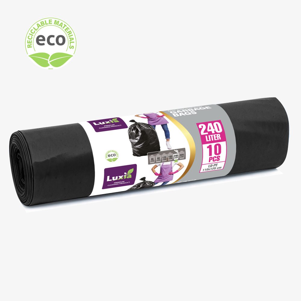 LUXIA Pungi p/u gunoi Ultrarezistenti 240 L 10 buc. LUX-4012  /12