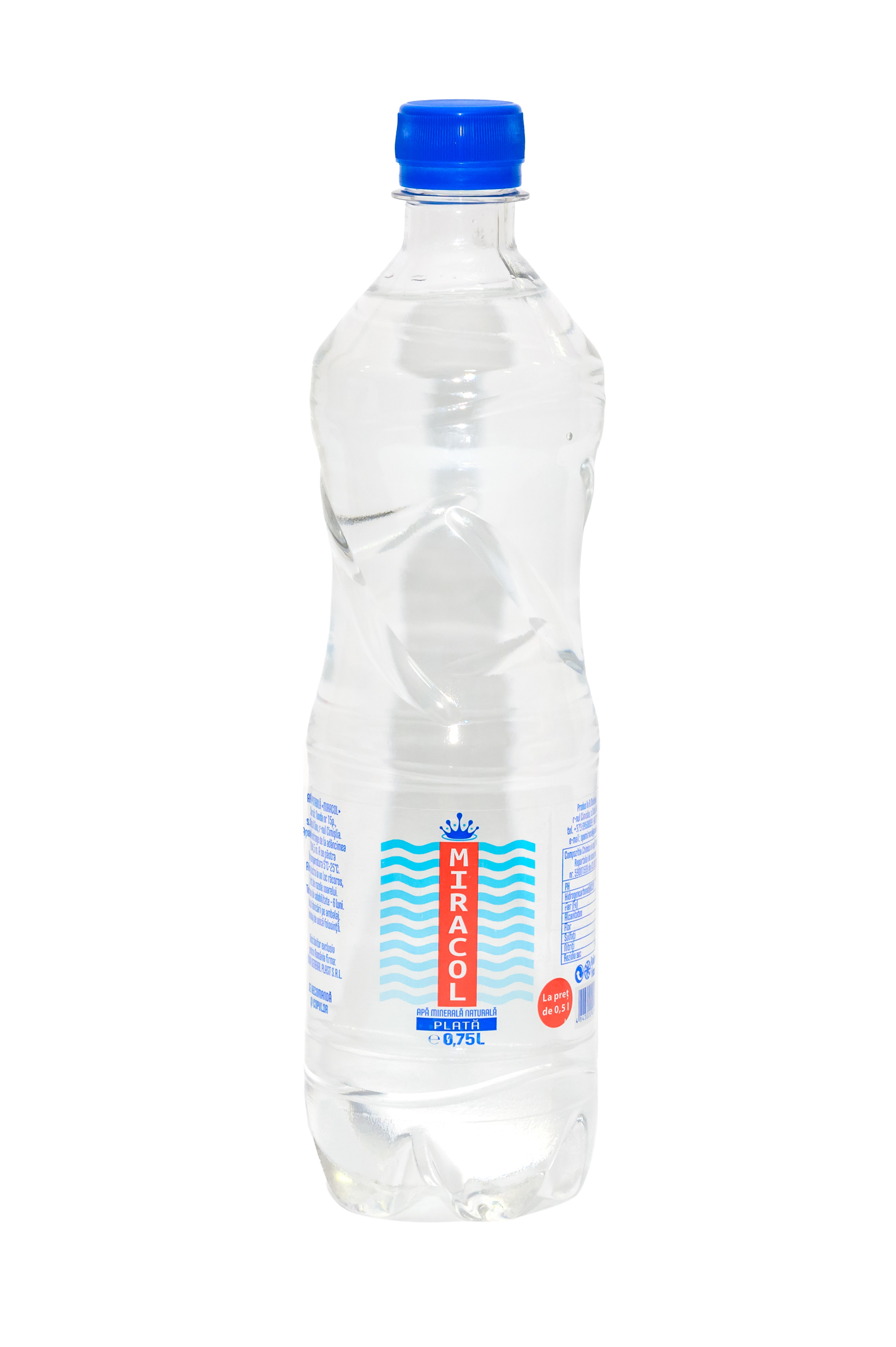 Apă potabilă plată MIRACOL   0,75 L