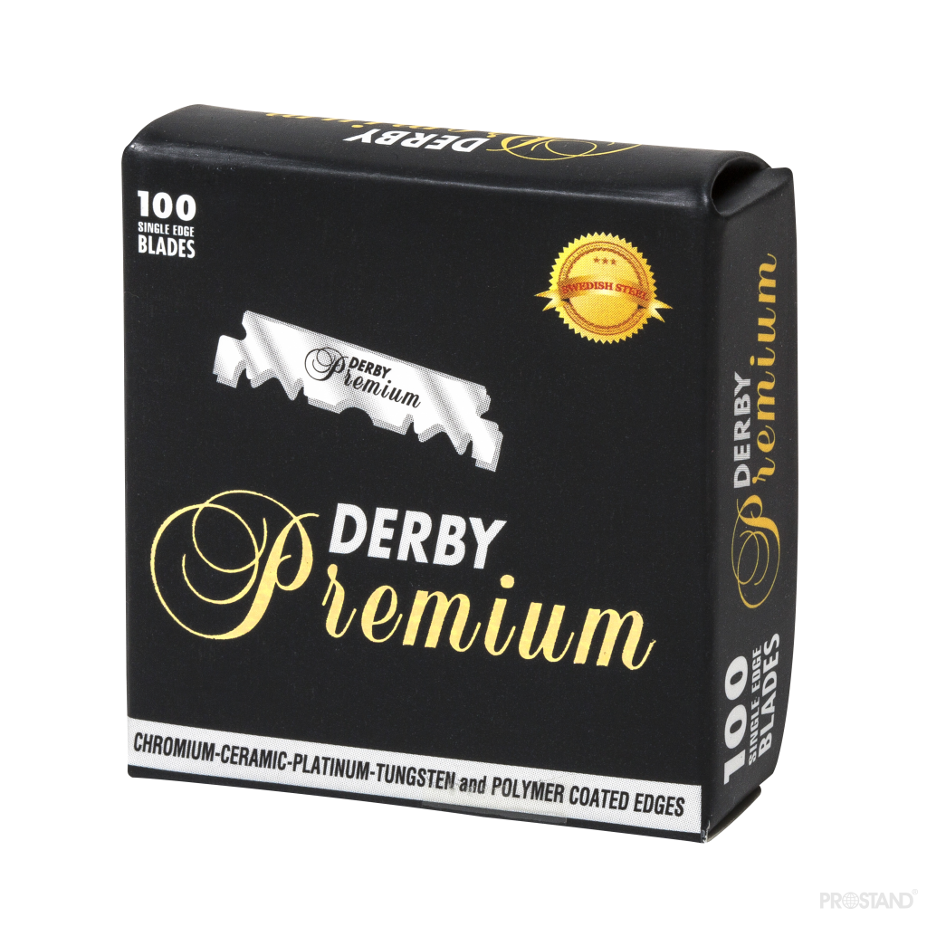 DERBY PREMIUM Lama p/u aparat de ras 100 buc /1300378