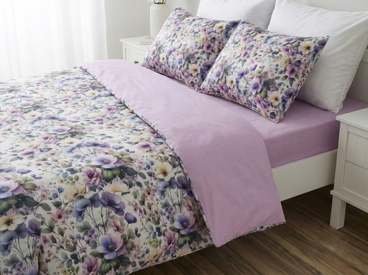 Set 1,5 cu cearșaf elastic 140x200 SR007