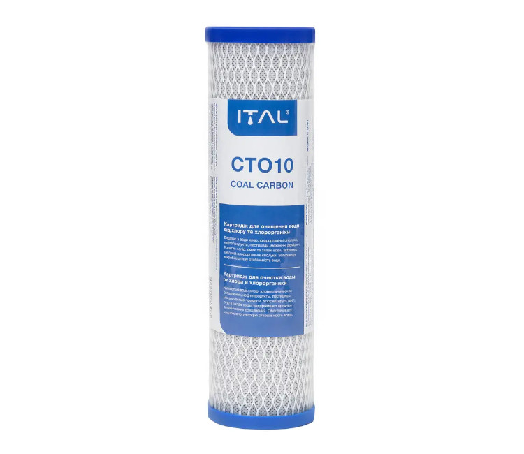 Cartuș de cărbune presat (bloc de cărbune) ITAL CTO10IT 2.5" x 10"