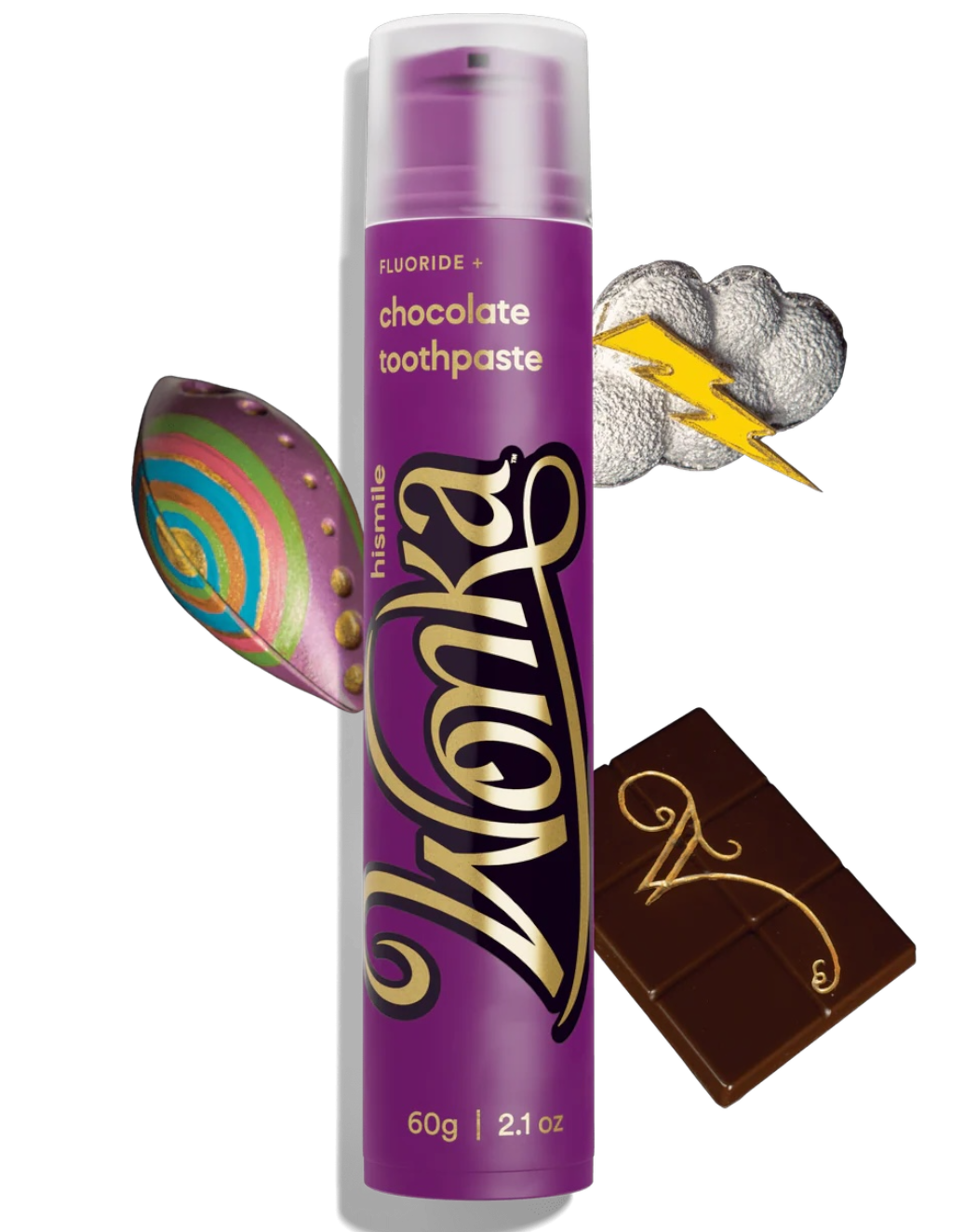 Pastă de dinți Hismile Wonka Chocolate Toothpaste 60g