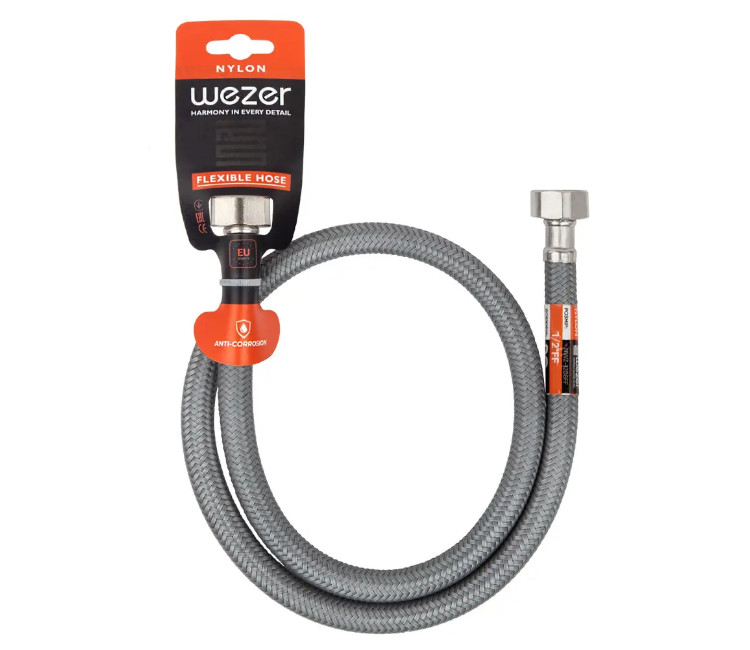 Furtunul de alimentare WEZER ∅½" – 1.2 m MM (NWZ-1212FF)