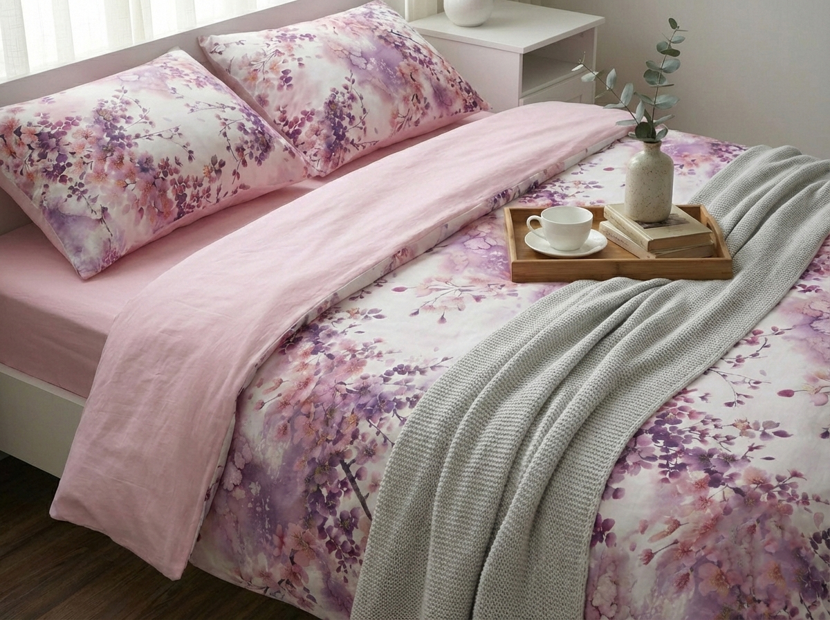 Set 1,5 cu cearșaf elastic 140x200 SR003