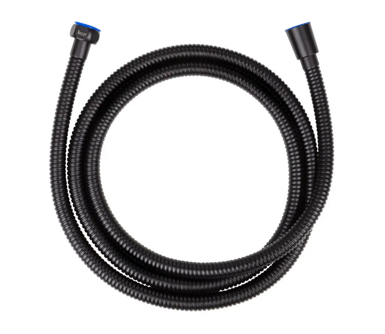 Furtun de duș Inox WEZER WKR-008-180B - 1800mm (negru)