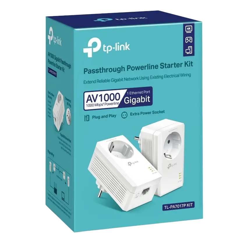  Powerline Adapter  TP-LINK TL-PA7017P KIT
