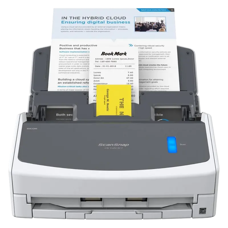  Scaner de documente cu alimentare automată Ricoh ScanSnap iX1400