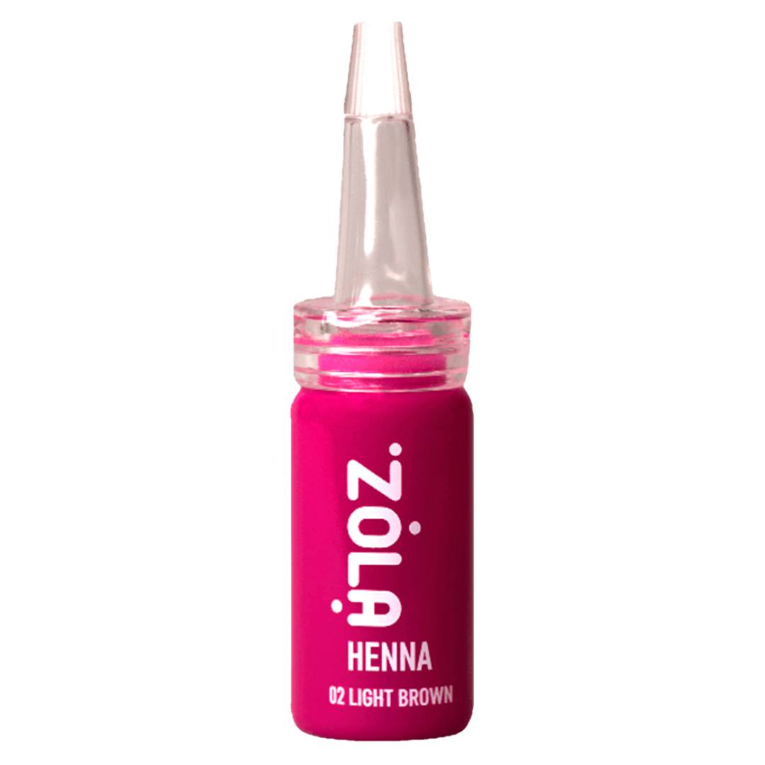 Henna profesională pentru sprâncene ZOLA 10 g (02 LIGHT BROWN)