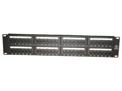  48 ports UTP Cat.5e patch panel