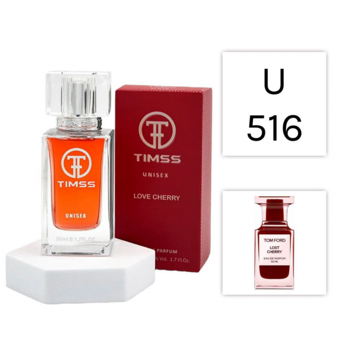 Parfum TIMSS U 516 Love Cherry (50 ml) - Inspirat de Tom Ford Lost Cherry