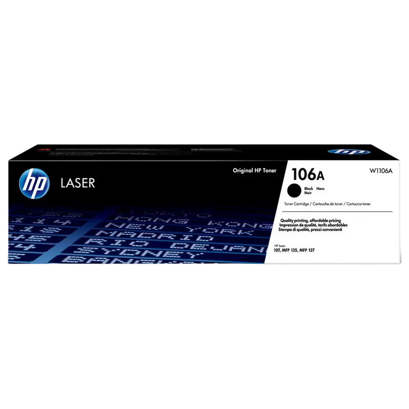 Cartuș laser ChinaMate 106A (W1106A), Negru