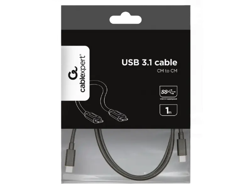  Cablu încărcare și sincronizare Cablexpert CCP-USB3.1-CMCM-1M