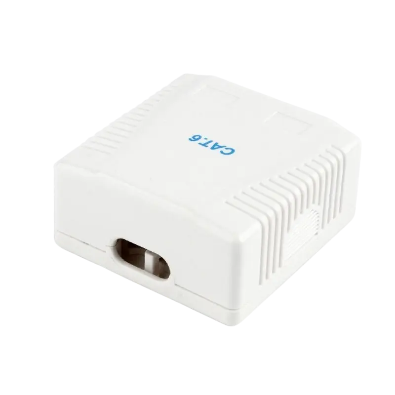  Priză pentru montare pe perete Cablexpert NCAC-2F6-01
