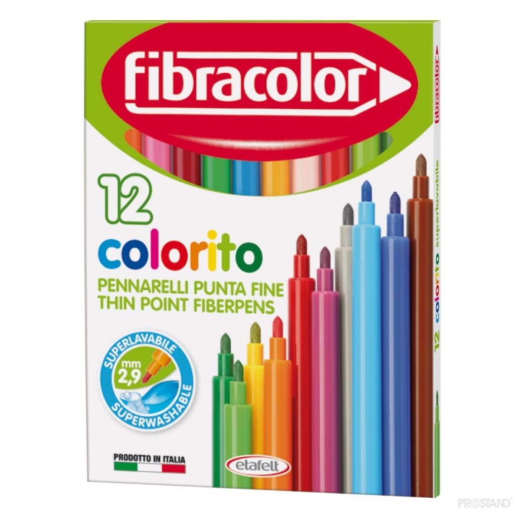 Carioci 12 cul  lavabile  Fibracolor 10539SW012SE