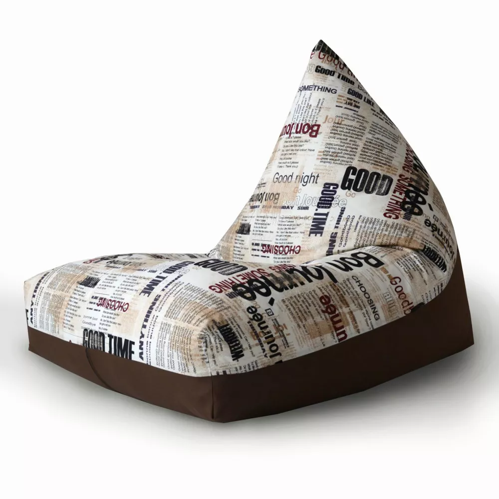Fotoliu puf Bean Bag piramidă mărimea XL Jurnal