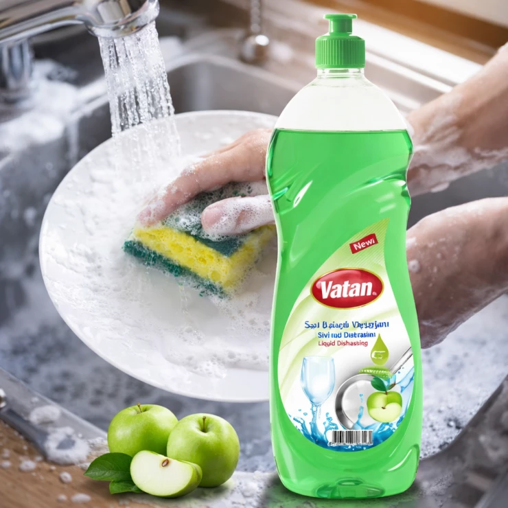 Solutie pentru vesela Apple Vatan 750ml