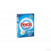 PEROS Detergent praf automat 450g, cutie din carton White & Bright /rufe albe /4959