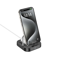 HOCO CQ16B Astute 2-in-1 desktop charger black