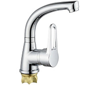 Baterie pentru lavoar Wezer VRL111-01 Ø35 (crom)