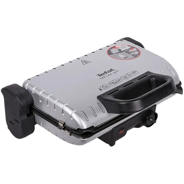 Grătar electric Tefal Minute, 1600W, Argintiu