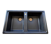 Chiuveta Granit 860 x 500 - 8523 (negru)
