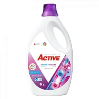 Detergent Gel Active, White & Colors, 6,0 L
