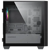 Carcasă PC Gamemax Aero Mini, Mini-Tower, Fără PSU, Negru