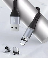 Cablu încărcare și sincronizare XO NB125, USB Type-A/Lightning, 1m, Negru