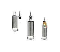 Sticlă pentru ulei/oțet "Five" 500ml - 30cm sticlă/inox (50134)