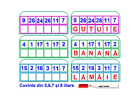 L-17 Decodifică cuvântul - planşe A4