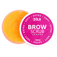 Scrub pentru sprâncene ZOLA Extra Soft Orange 100 ml