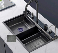 Chiuveta Inox Premium Lux 7546 (gri)