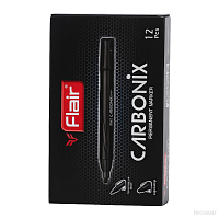 Marker permanent triunghi FLAIR Carbonix 1386 1/12/720 negru