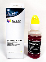 Cerneală Canon Premium compatibilă GI-41Y Yellow for PIXMA G1420/ 2420/ 2430/ 2460/ 3420/ 3430/ 3460 70ml