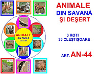 AN-44 Joc cu cleşte Animale din savană şi deşert