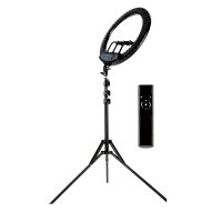 Lampă circulară Selfie Ring Light HQ-21S, Negru